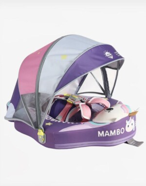 MamboBaby Βρεφικό Σωσίβιο 3-24 Μηνών με Σκίαστρο Unicorn Cuddle