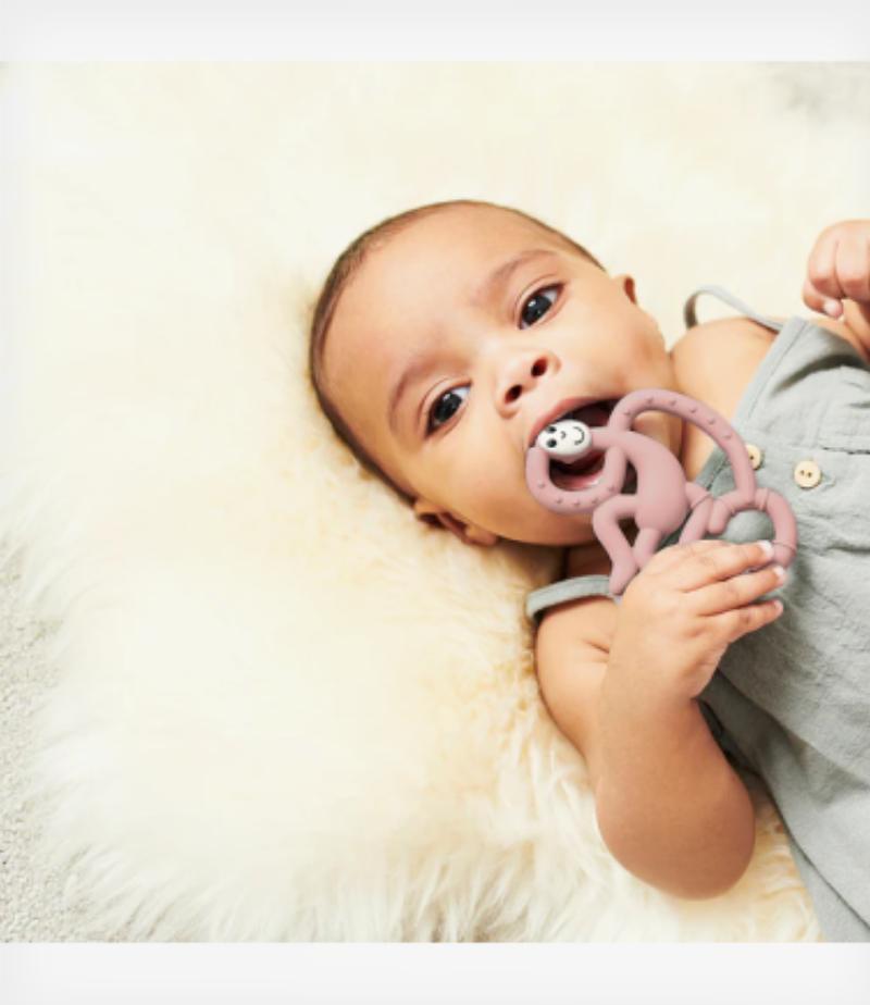 Matchstick Monkey Mini Μασητικό Dusty Pink - Image 2