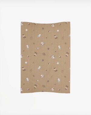 Meyco Μαλακή Αλλαξιέρα Μωρού Forest Animals Sand 50x70cm