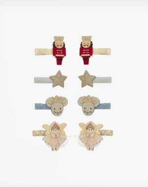 Mimi &Lula Σετ 4 τμχ. Κλιπ Μαλλιών Nutcracker