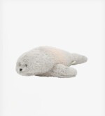 Moonie 2.0 Επαναφορτιζόμενο βοήθημα ύπνου Φώκια με ηχογράφηση & αισθητήρα κλάματος – Οργανικό βαμβάκι Gray