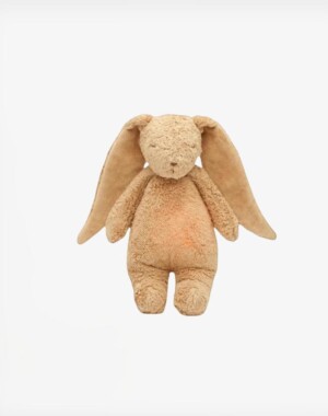 Moonie 2.0 Επαναφορτιζόμενο βοήθημα ύπνου με ηχογράφηση & αισθητήρα κλάματος – Οργανικό βαμβάκι Cappuccino Bunny