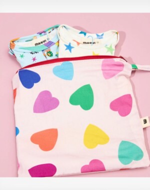 Mooui Τσάντα για άπλυτα Whimsical Hearts