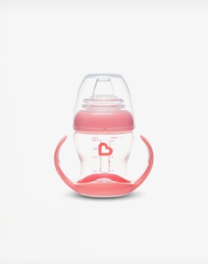 Munchkin Μεταβατικό Κύπελλο Gentle Transition Cup 4M+ Clear Pink