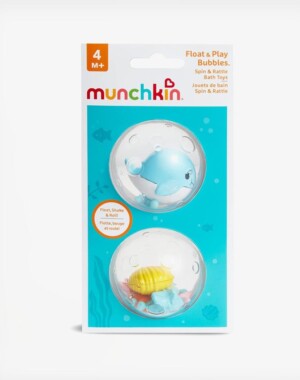 Munchkin Παιχνίδι Μπάνιου Float & Play Bubbles 2 τμχ. Φάλαινα