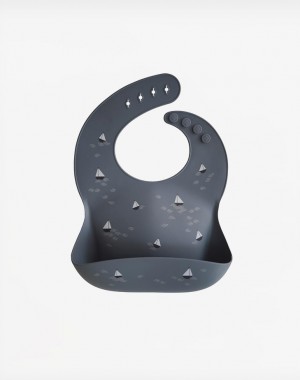 Mushie Σαλιάρα Σιλικόνης Boats