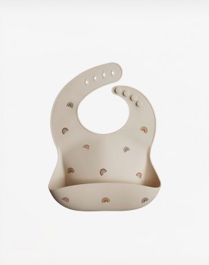 Mushie Σαλιάρα Σιλικόνης Rainbow