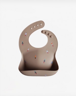 Mushie Σαλιάρα Σιλικόνης Rocket Ship