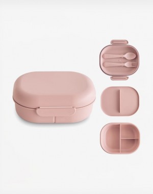 Mushie Φαγητοδοχείο Με Χωρίσματα Lunchbox - Blush