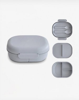 Mushie Φαγητοδοχείο Με Χωρίσματα Lunchbox - Cloud