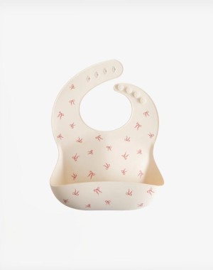 Mushie Σαλιάρα Σιλικόνης Bows