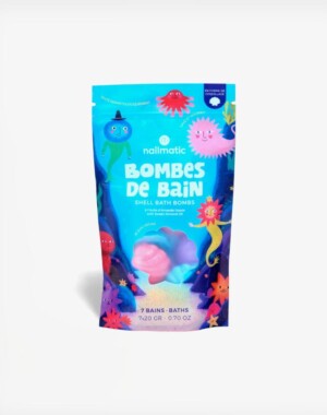 Nailmatic Σετ 7 bath bombs με αμυγδαλέλαιο - Κοχύλι