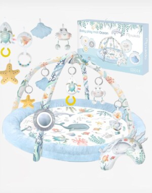 Nukido Διαδραστικό χαλάκι Γυμναστήριο παιχνιδιού Ocean Blue