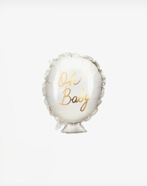 PartyDeco Μπαλόνι Foil Oh Baby 53 x 69εκ.