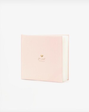 PartyDeco Βιβλίο Ευχών Ροζ Χρυσό 22 σελ.