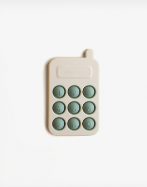 Mushie Παιχνίδι Τηλέφωνο Press Toy Cambridge Blue