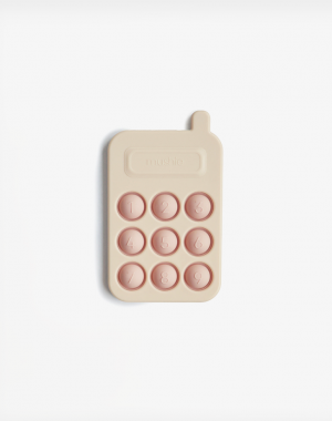 Mushie Παιχνίδι Τηλέφωνο Press Toy Blush