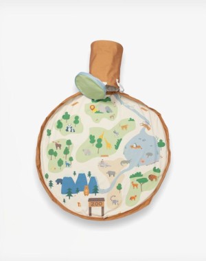 Play & Go Soo χαλάκι παιχνιδιού με καλάθι αποθήκευσης - Ζωολογικός κήπος