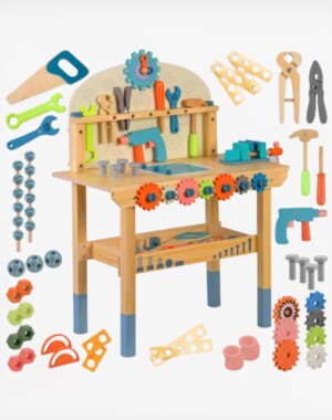 Ricokids Ξύλινος Πάγκος Εργαστήριο με Εργαλεία