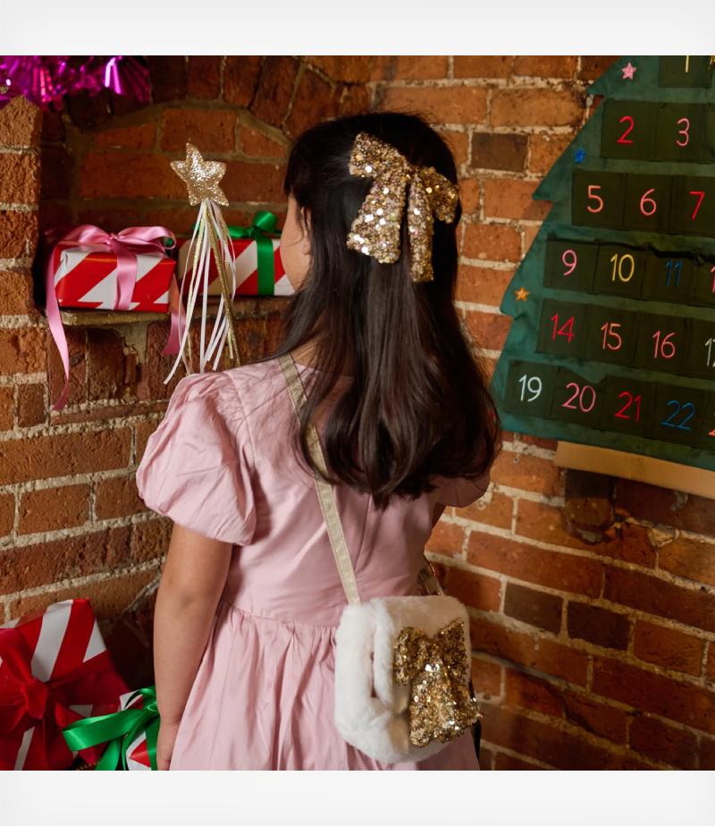 Rockahula Kids Κλιπ μαλλιών Bedazzle Sequin Bow - Image 3