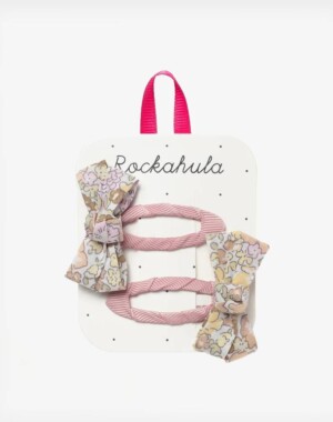 Rockahula Kids Κλιπ μαλλιών Fairytale Floral Twisty Bow