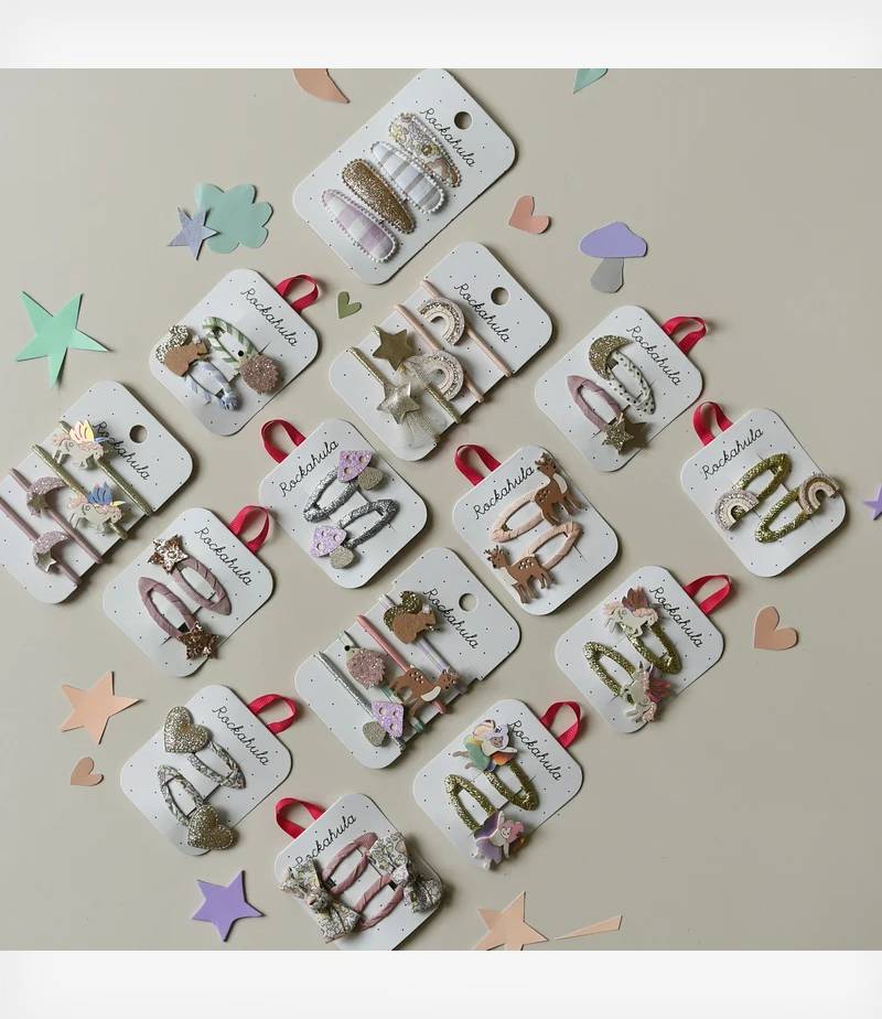 Rockahula Kids Κλιπ μαλλιών Fairytale Floral Twisty Bow - Image 4