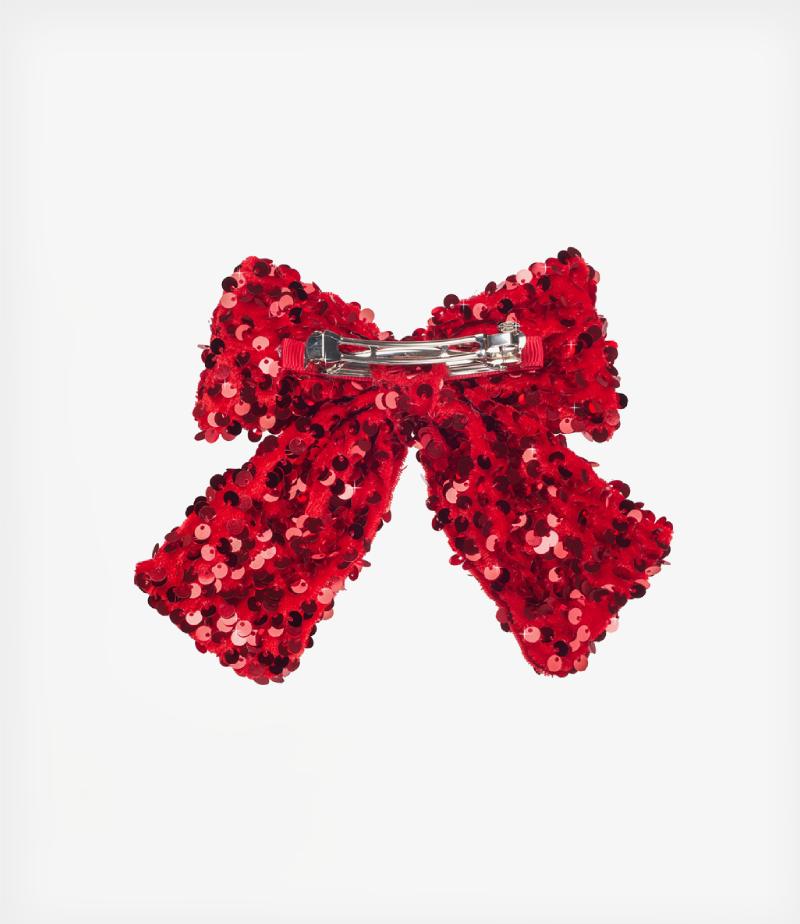 Rockahula Kids Κλιπ μαλλιών Sequin Velvet Bow - Image 2