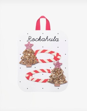 Rockahula Kids Κλιπ μαλλιών Stripy Christmas Tree