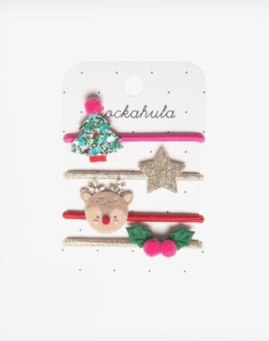 Rockahula Kids Λαστιχάκια Μαλλιών Festive Xmas