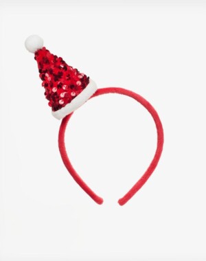 Rockahula Kids Στέκα μαλλιών Sequin Velvet Santa