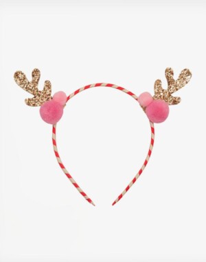 Rockahula Kids Στέκα μαλλιών Stripy Pom Pom Reindeer