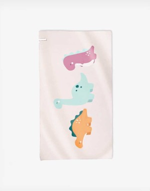 Saro Πετσέτα Παραλίας Microfiber Dinos 90x160εκ.