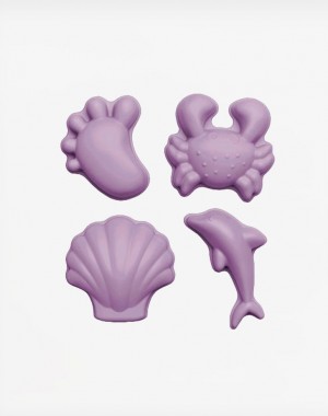 Scrunch Καλούπια από ανακυκλώσιμη σιλικόνη Light Purple (4 Τεμάχια)