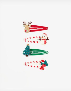 Souza Κλιπ μαλλιών 4τμχ. Justina - Christmas
