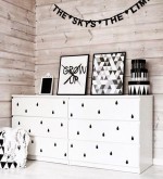 Αυτοκόλλητα τοίχου Pom Le Bonhomme Raindrops Black