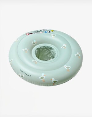 Sunnylife Βρεφικό Σωσίβιο Σαμπρέλα με Κάθισμα Sammy The Seagull Green