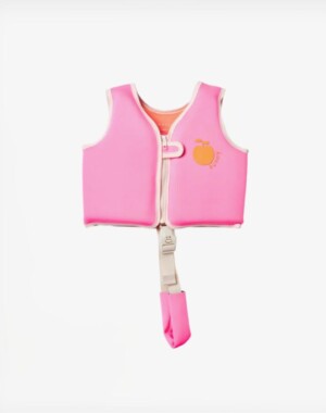 Sunnylife Παιδικό Γιλέκο Κολύμβησης 1-2 ετών Poppy The Peach Neon Pink