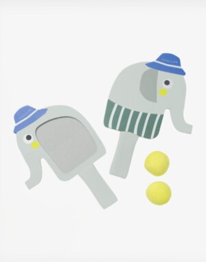 Sunnylife Ρακέτες Παραλίας Παιδικές Velcro Eli Elephant Multi