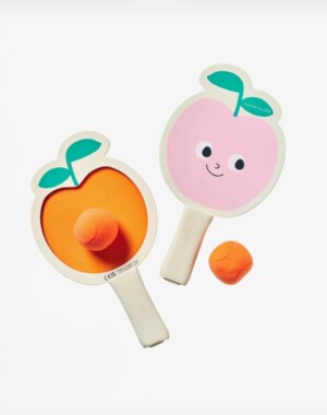 Sunnylife Ρακέτες Παραλίας Παιδικές Velcro Poppy Peach Multi