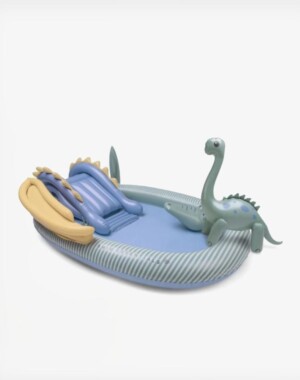 Swim Essentials Μεγάλη πισίνα με τσουλήθρα και φουσκωτά παιχνίδια - "Dino"