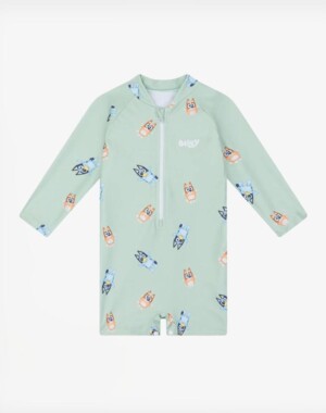 Swim Essentials Ολόσωμο μαγιό με προστασία UPF50+ και μακριά μανίκια - "Bluey"