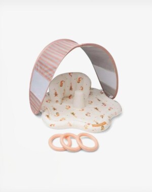 Swim Essentials Στρώμα νερού με σκίαστρο Ø76 cm - Mermaid Bubbles