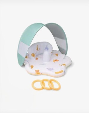 Swim Essentials Στρώμα νερού με σκίαστρο Ø76 cm - Wild Life