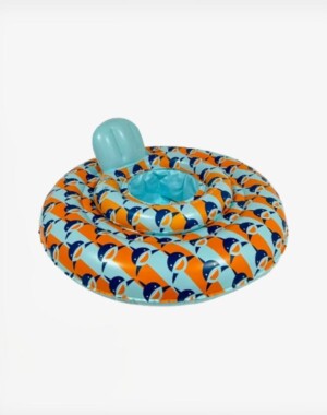 Swim Essentials Σωσίβιο 69εκ. για μωρά από 0-1 ετών - "Blue Sharks"