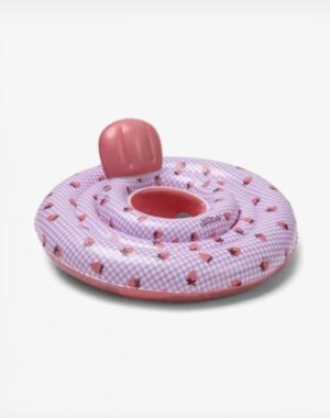 Swim Essentials Σωσίβιο 69εκ. για μωρά από 0-1 ετών - "Strawberry Fields"