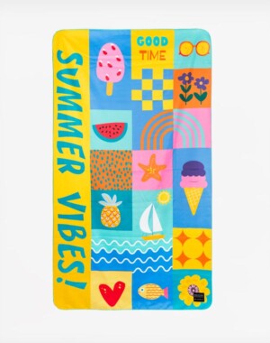 Teeter Totter Οικολόγική Πετσέτα θαλάσσης Summer Vibes 160x90 cm