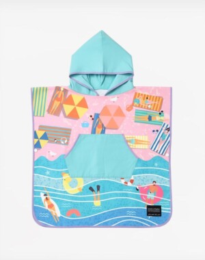 Teeter Totter Παιδικό Poncho θαλάσσης One Size Sea Lovers