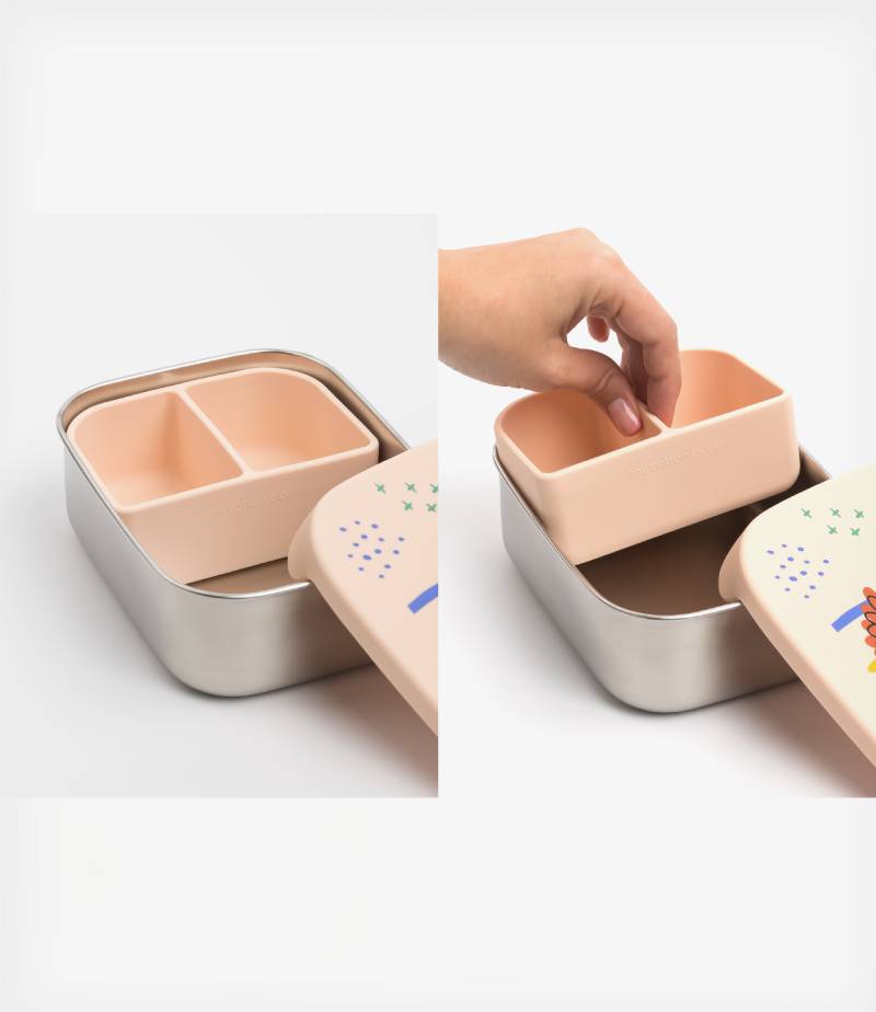 The Cotton Cloud Ανοξείδωτο Παιδικό Δοχείο Φαγητού Confetti - Image 3