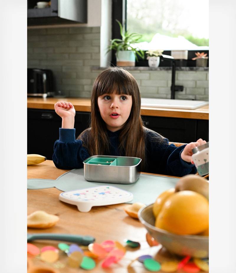 The Cotton Cloud Ανοξείδωτο Παιδικό Δοχείο Φαγητού Dancing Hearts - Image 4