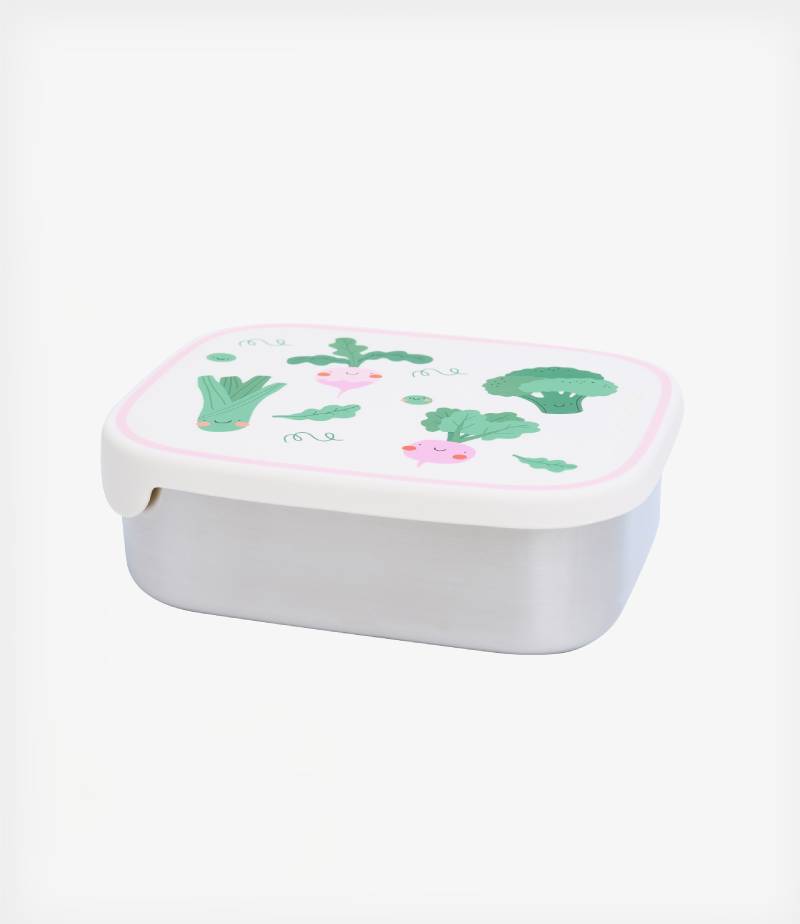 The Cotton Cloud Ανοξείδωτο Παιδικό Δοχείο Φαγητού Veggie Pals - Image 2